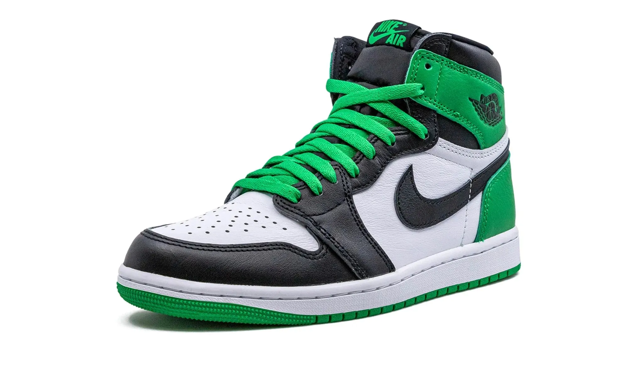 Lace   Up Style Air Jordan 1 Retro High OG Lucky Green