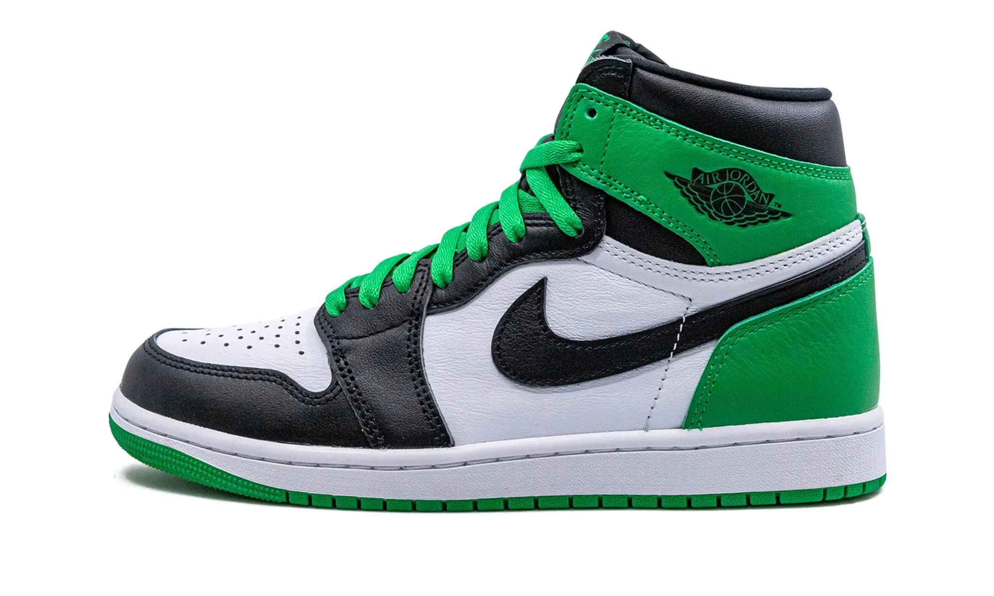 Air Jordan 1 Retro High OG Lucky Green Leather Cool