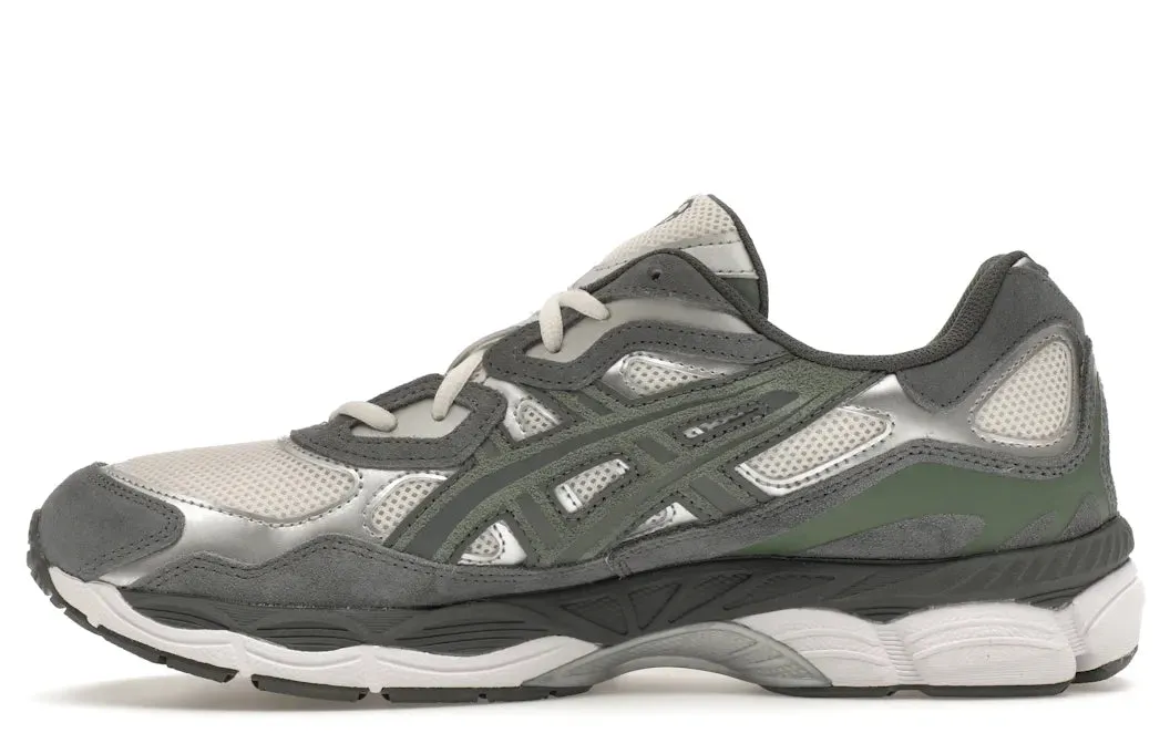 ASICS Gel-NYC Cream Steel Grey Quick Drying Lining Padded Design