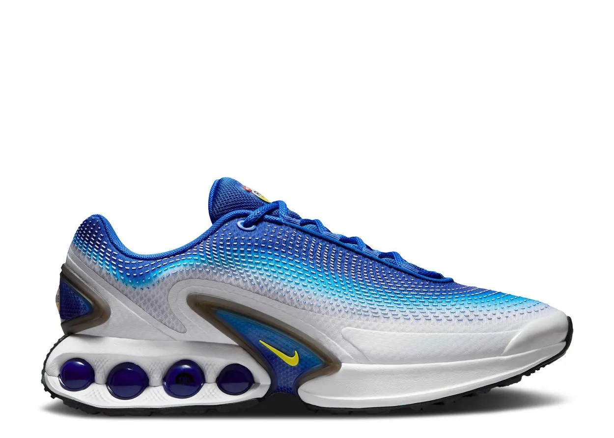Nike Air Max Dn Racer Blue Vibrant Yellow Sunrise Path Rain Step