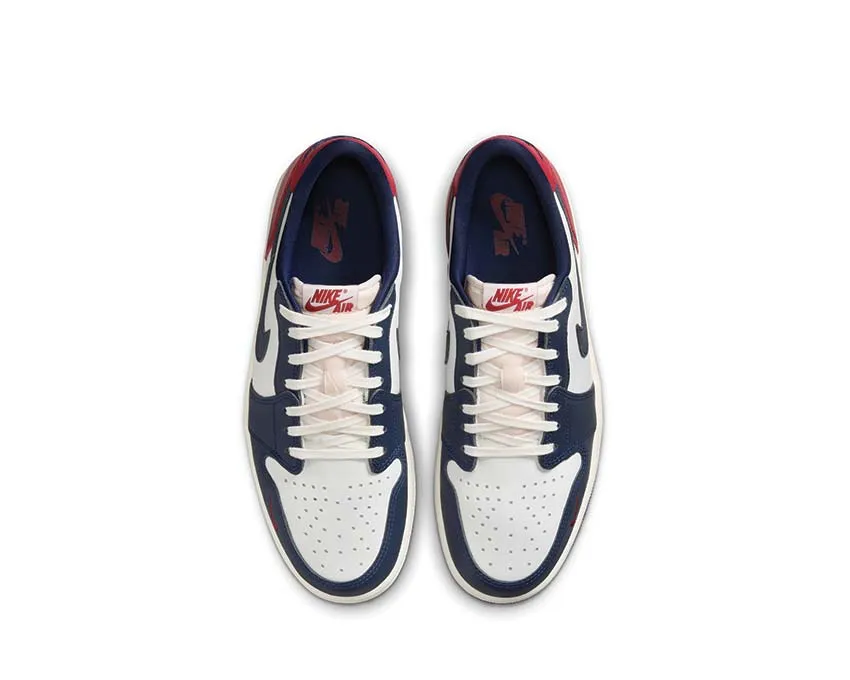 Senior Friendly Trail Step Air Jordan 1 Retro Low OG "Howard University"