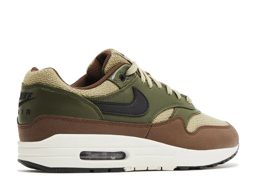 Family Meet Basic Design Nike Air Max 1 Essential PRM Neutral Olive Cacao Wow