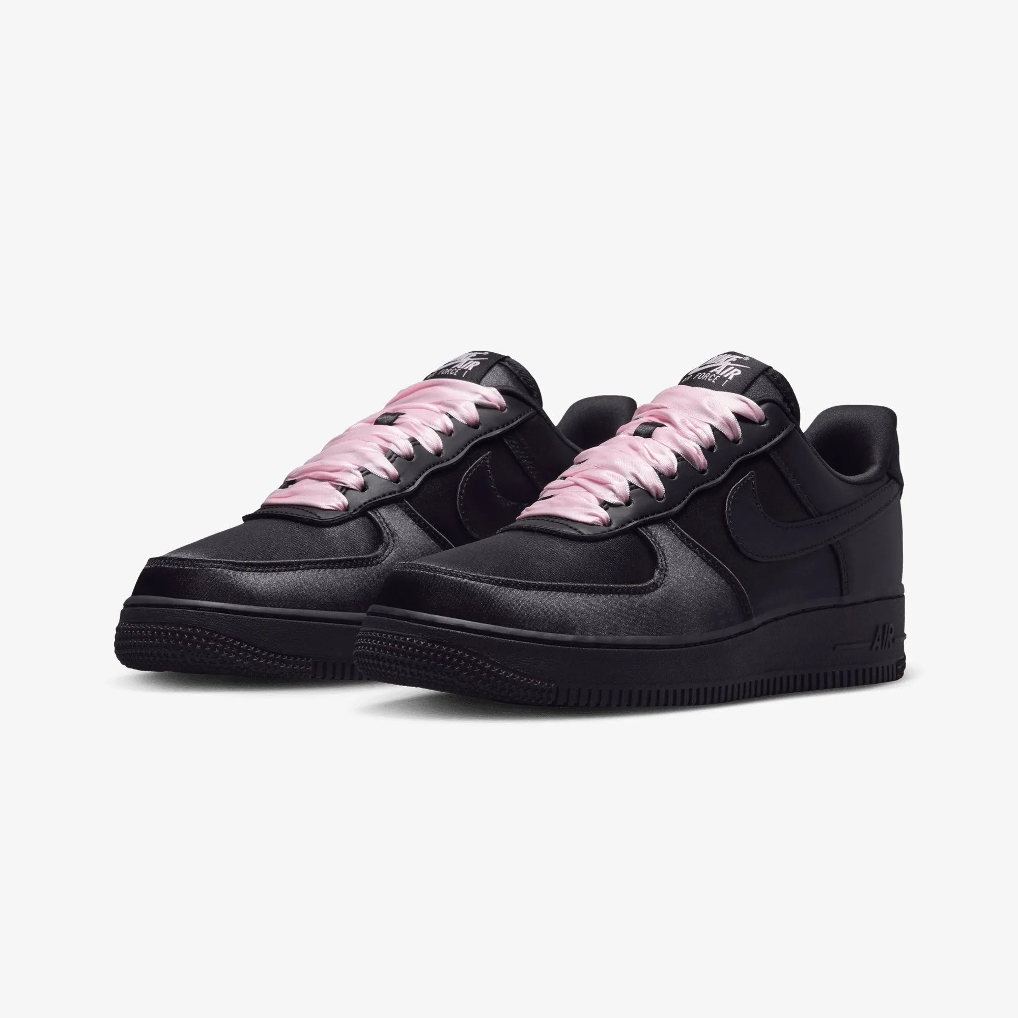 Early Jog NIKE | AIR FORCE 1 '07 LV8 { BLACK/BLACK-PINK ICE