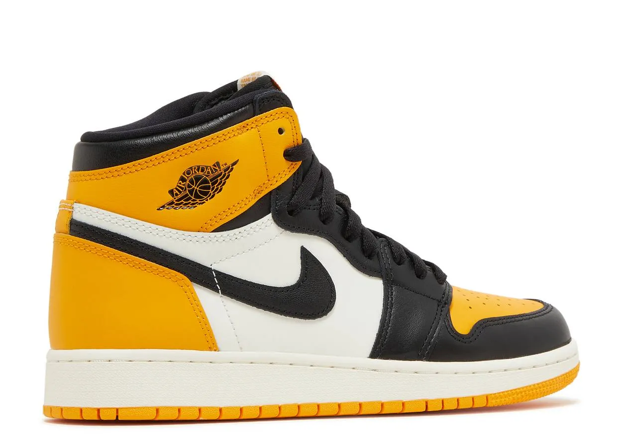 Air Jordan 1 High OG Yellow Toe Marathon Day