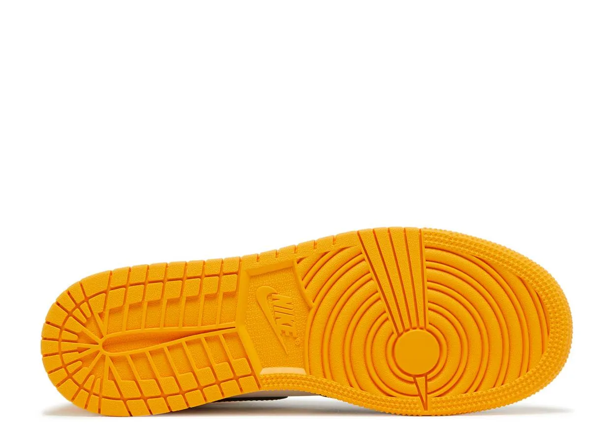 Air Jordan 1 High OG Yellow Toe Flexible Sole Flower Jog