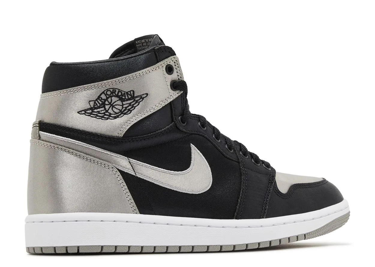 Air Jordan 1 Retro High OG Satin Shadow No Laces