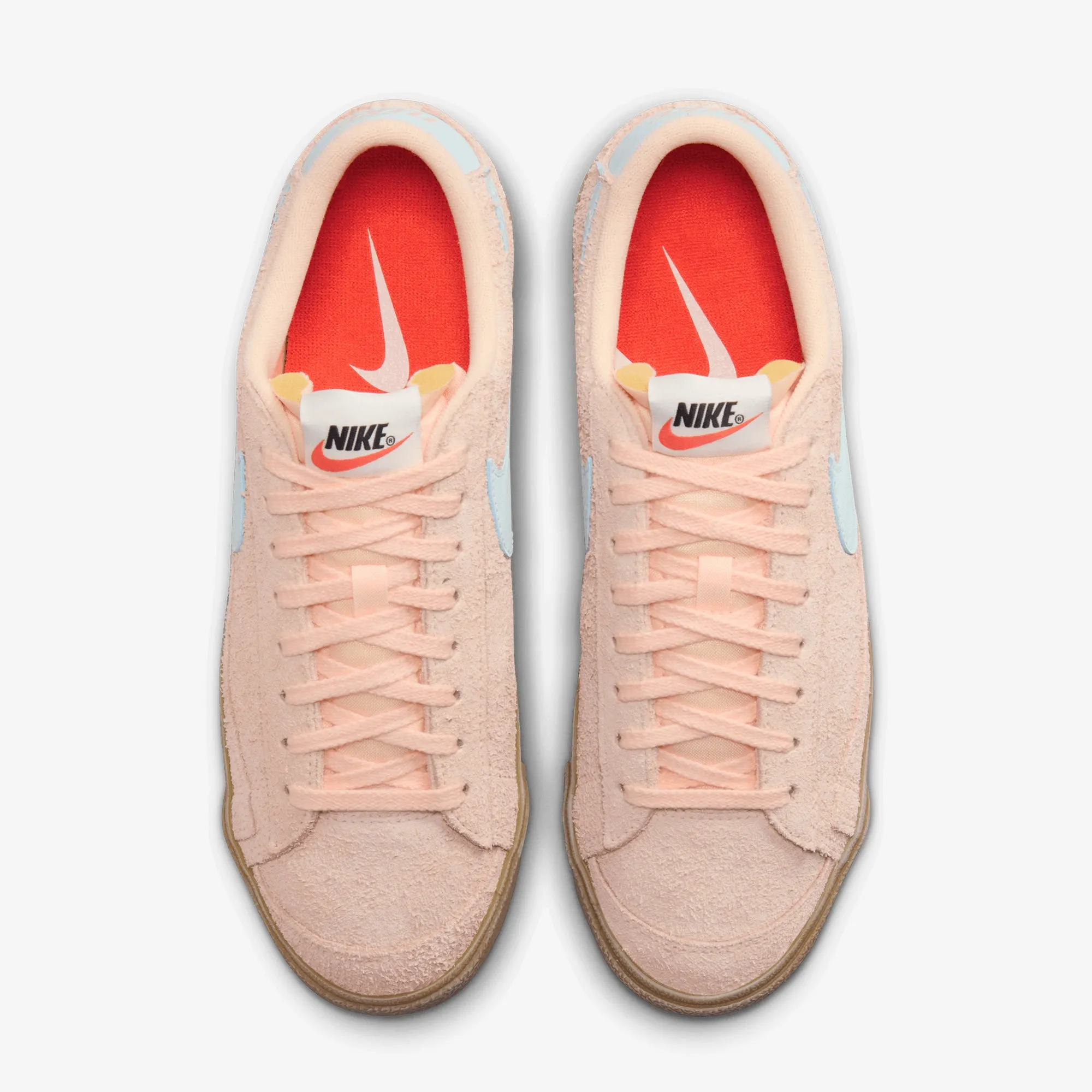 Polish Look NIKE | BLAZER LOW '77 VINTAGE { CRIMSON TINT/GLACIER BLUE