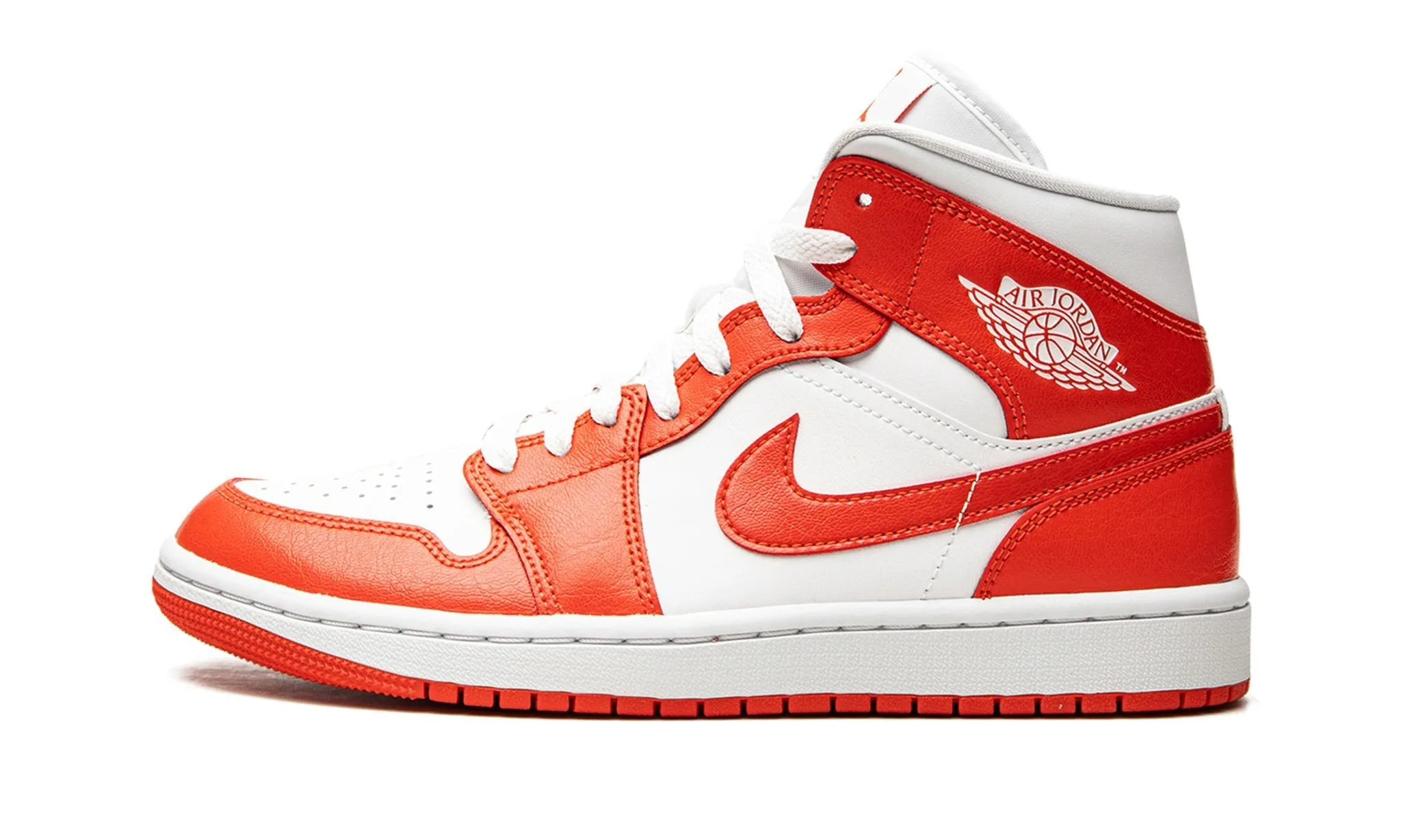 Stable Form Wmns Air Jordan 1 Mid Habanero Red