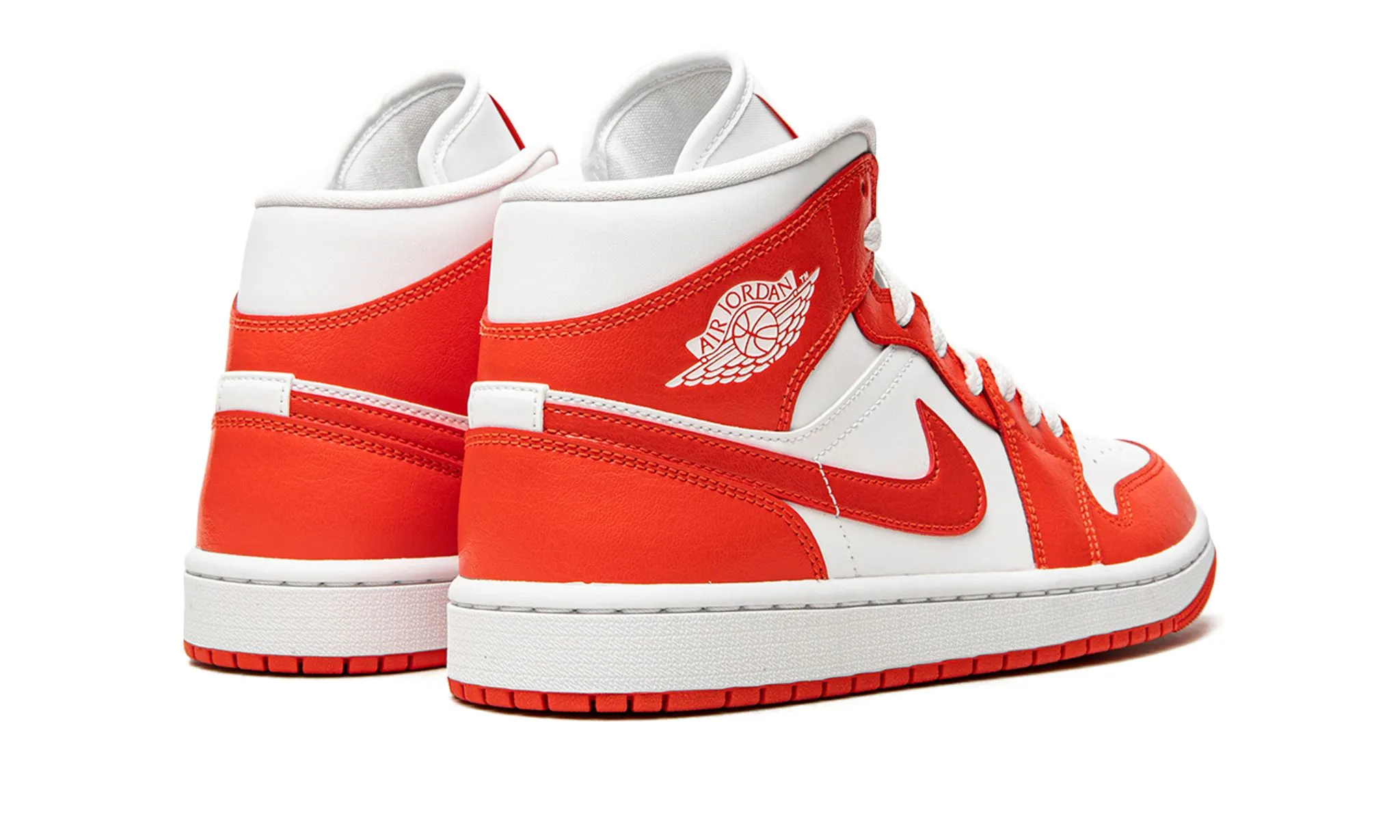 Stable Support Wmns Air Jordan 1 Mid Habanero Red