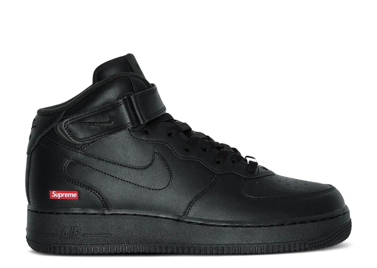 Active Fit Nike Air Force 1 Mid Supreme Black