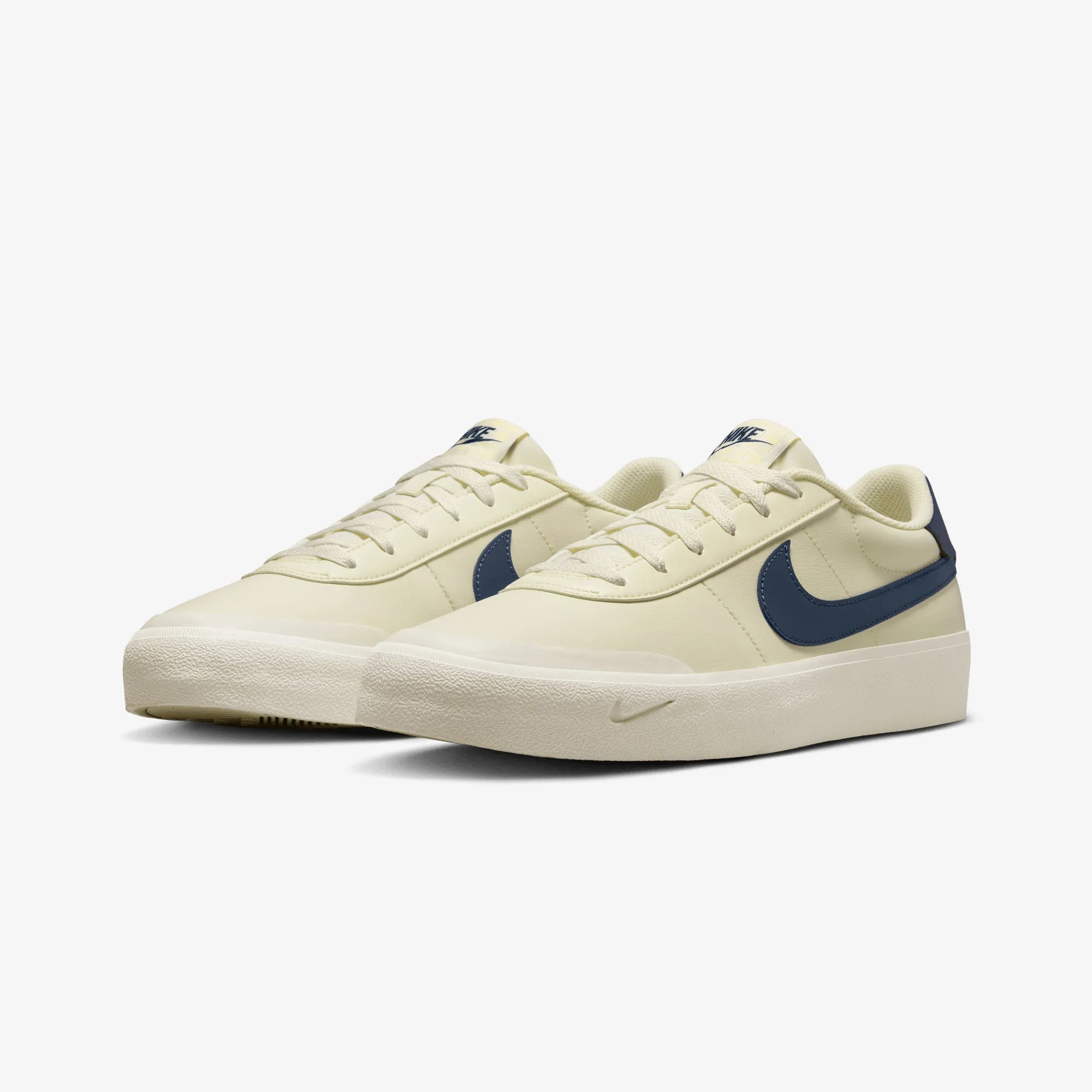 Nike | COURT SHOT { COCONUT MILK/MIDNIGHT NAVY-SAIL Street Fit