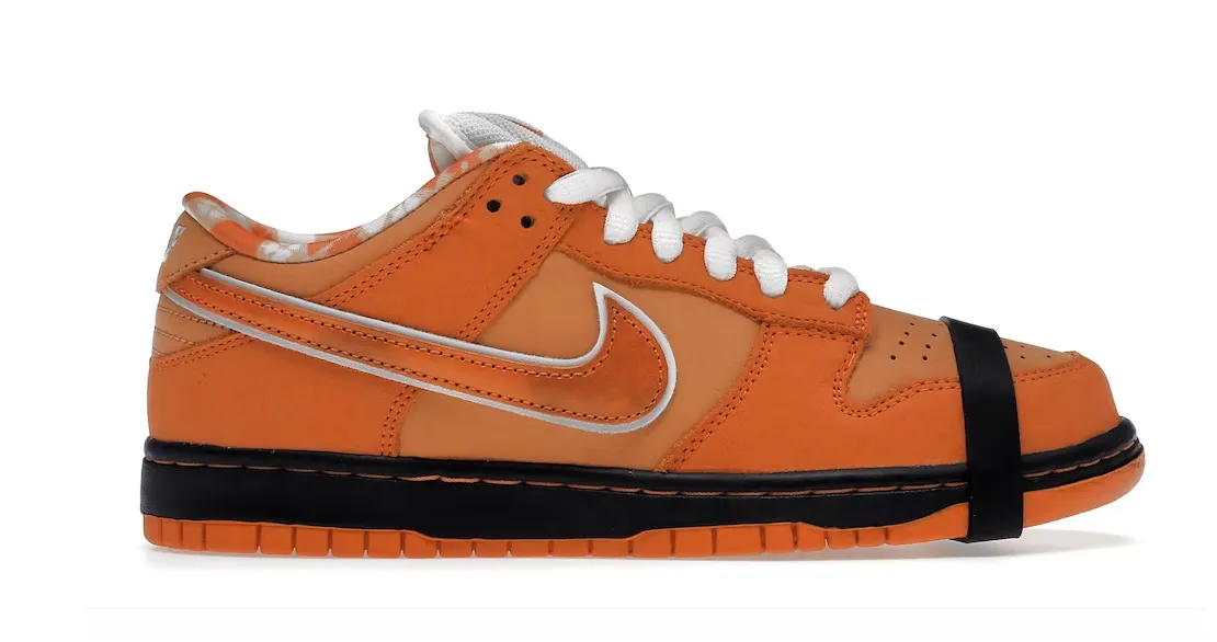 Save Hike Comfort Motion Nike SB Dunk Low Concepts Orange Lobster