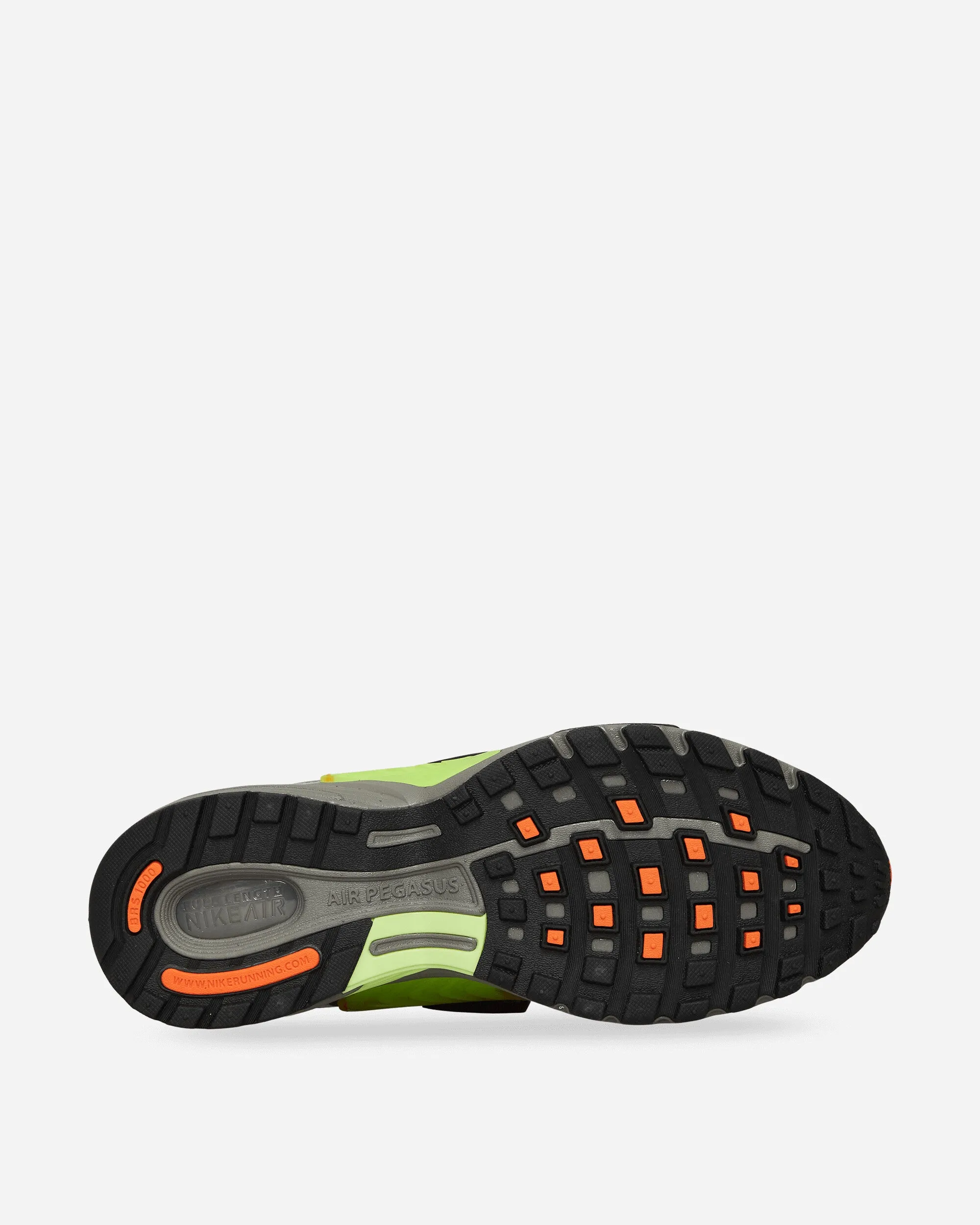 Month Strong Wind Chill Air Pegasus Wave Sneakers Black / Flat Pewter / Safety Orange