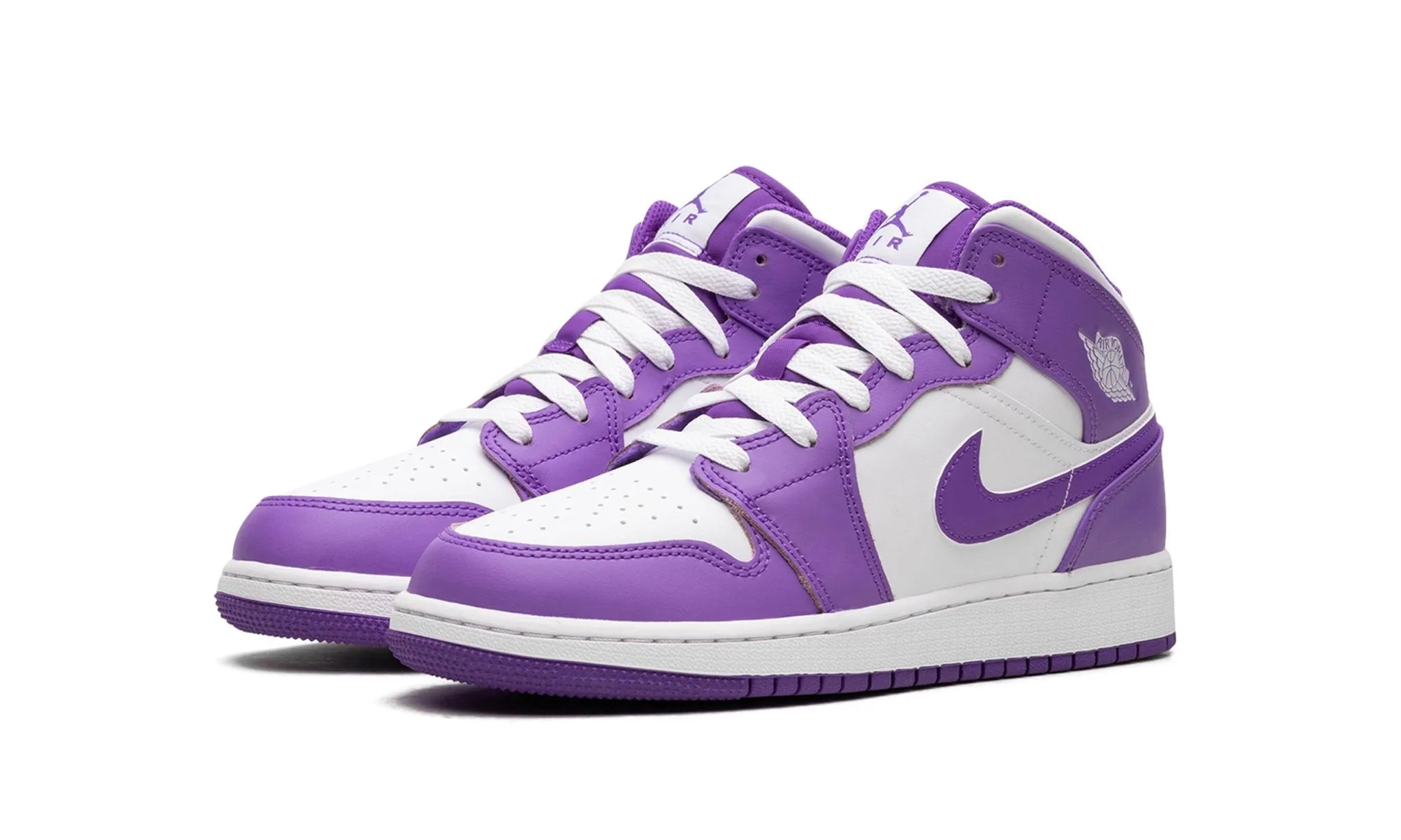 Comfort   insole Light Sole Air Jordan 1 Mid GS 'Purple Venom'