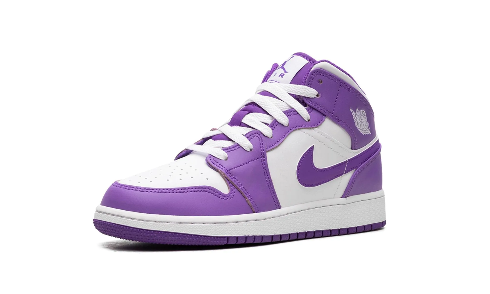 Sunrise Hike Comfort Cushion Air Jordan 1 Mid GS 'Purple Venom'