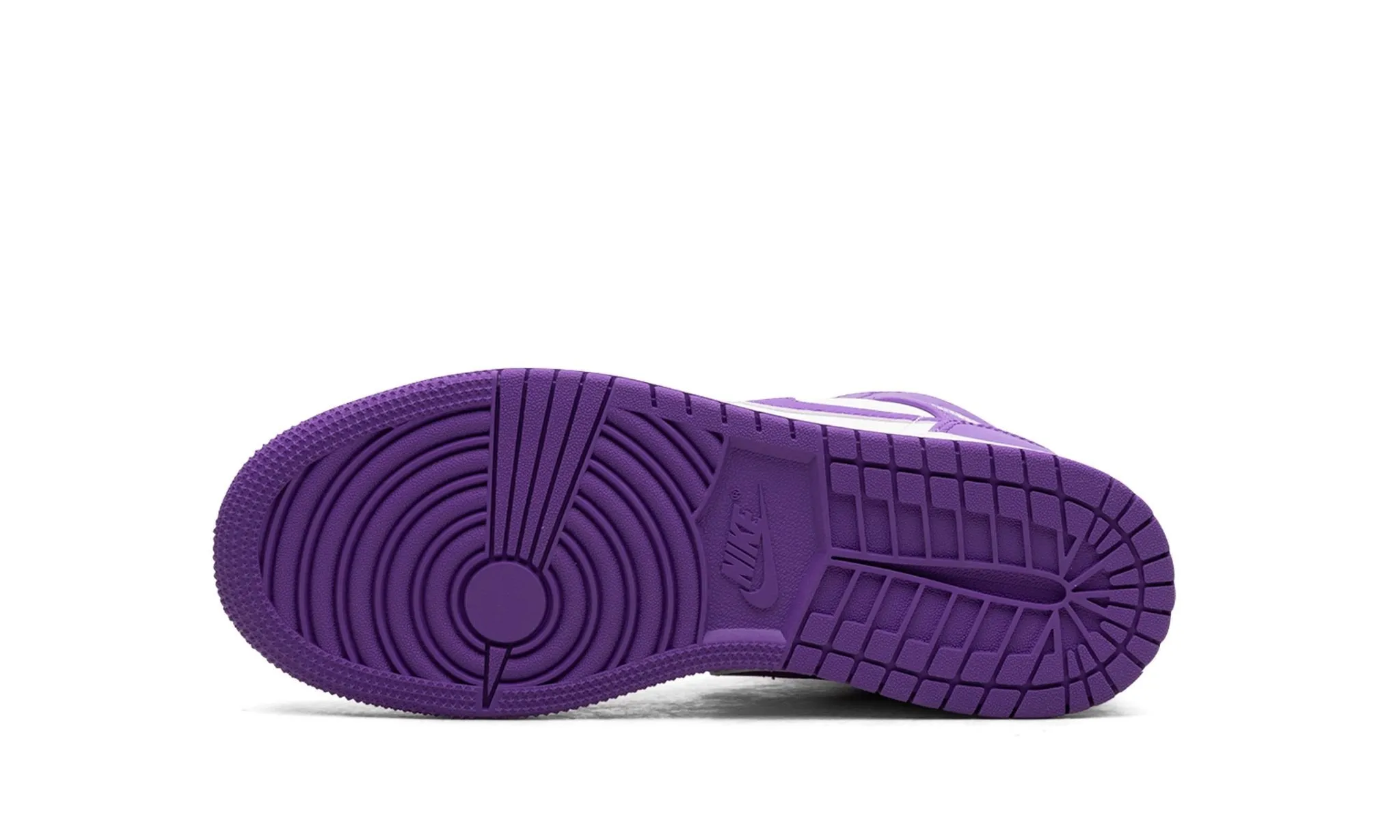 Air Jordan 1 Mid GS 'Purple Venom' Turn Hike Ready Step