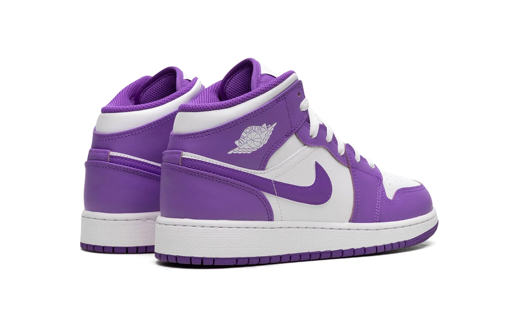 Comfort   padding Air Jordan 1 Mid GS 'Purple Venom'
