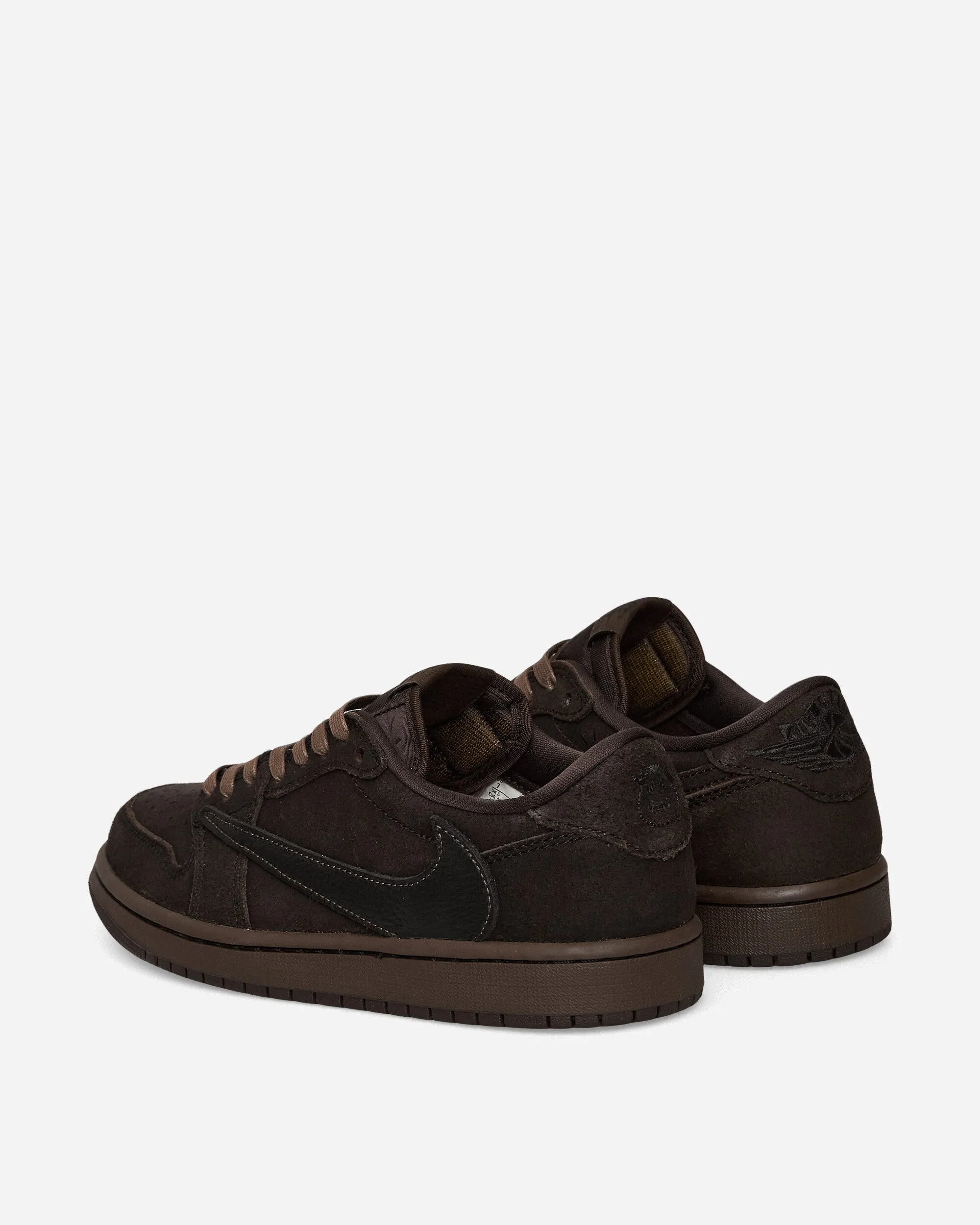 Travis Scott Air Jordan 1 Low Sneakers Velvet Brown / Dark Mocha Peace Step