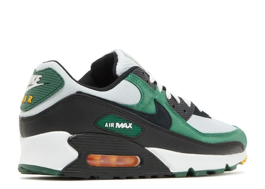 Nike Air Max 90 Pure Platinum Gorge Green Casual Style Shoes Quick On