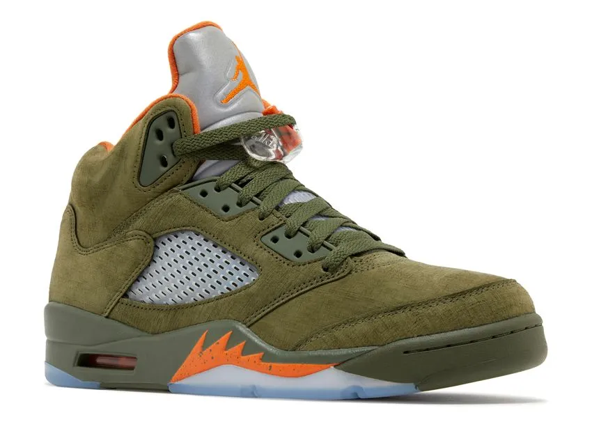 Flex Motion Air Jordan 5 Retro Olive
