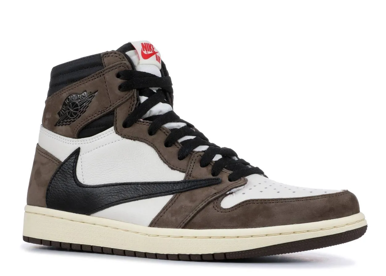 Cliff Jog Smile Step Air Jordan 1 Retro High Travis Scott