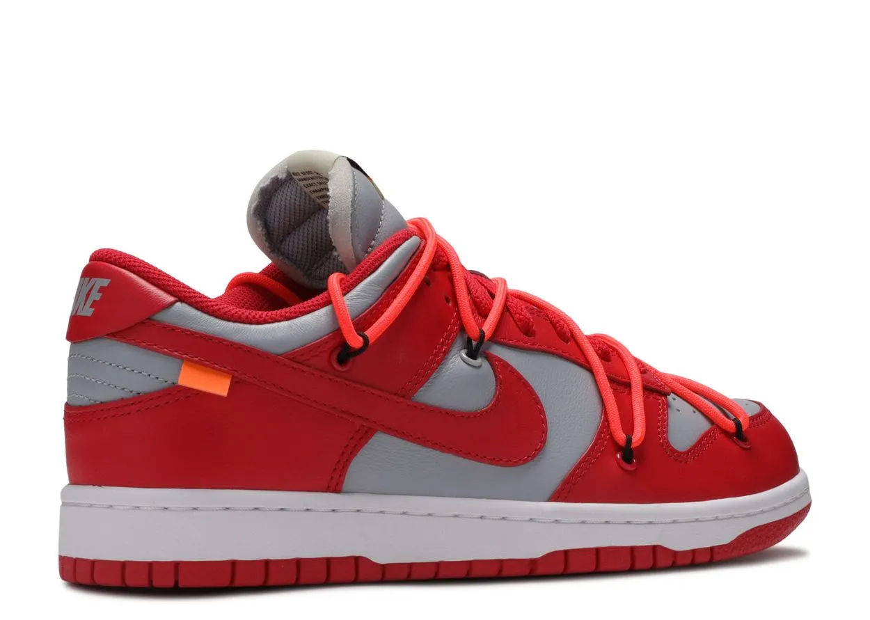 Nike Dunk Low Off-White University Red dirt path