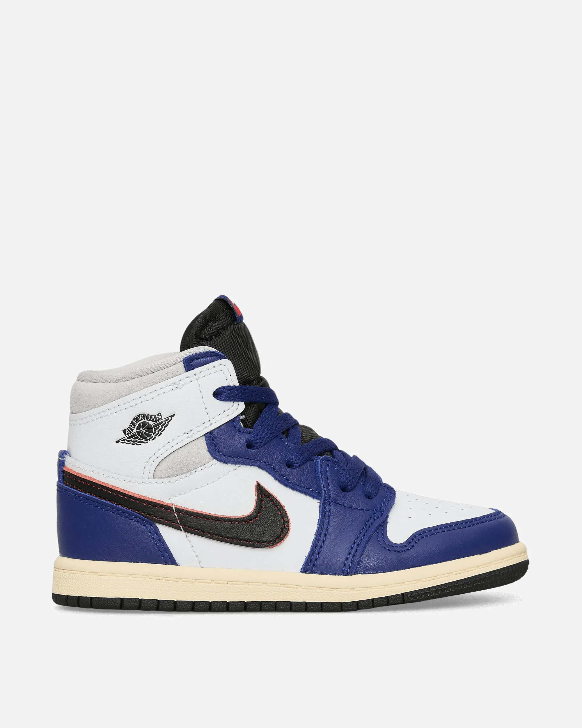 Comfort Wedge Stone Gray Air Jordan 1 High OG 'Rare Air' (TD) Sneakers White / Deep Royal Blue