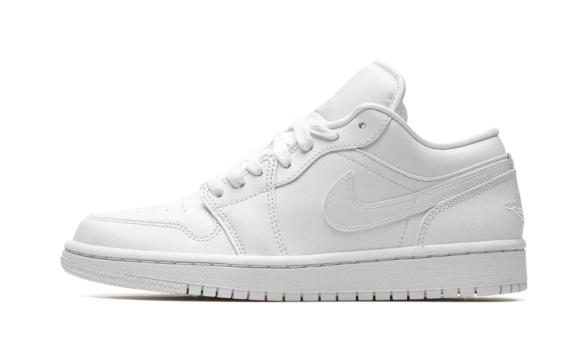 Dry Base Wmns Air Jordan 1 Low Triple White
