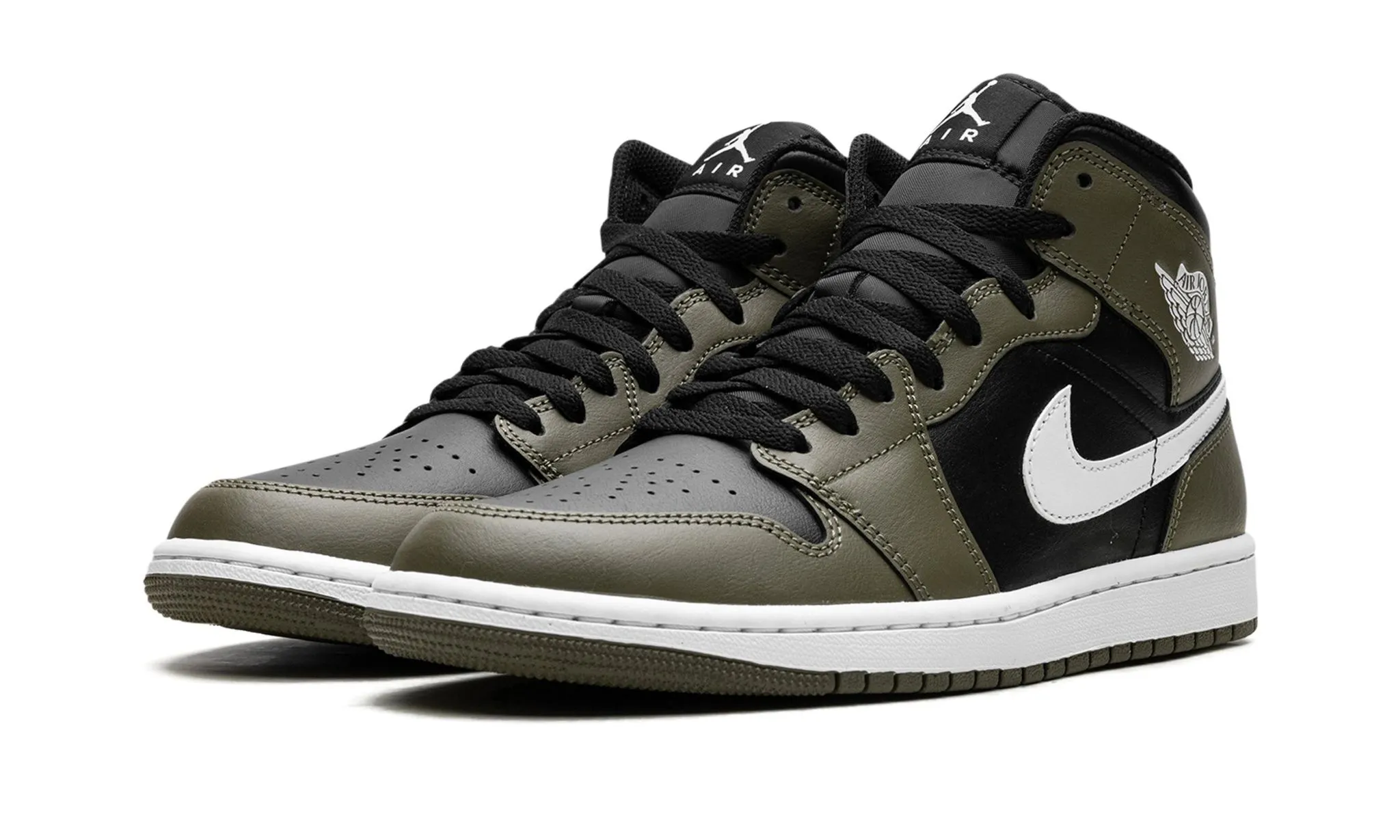 Air Jordan 1 Mid 'Medium Olive' Versatile Style Herd Hike