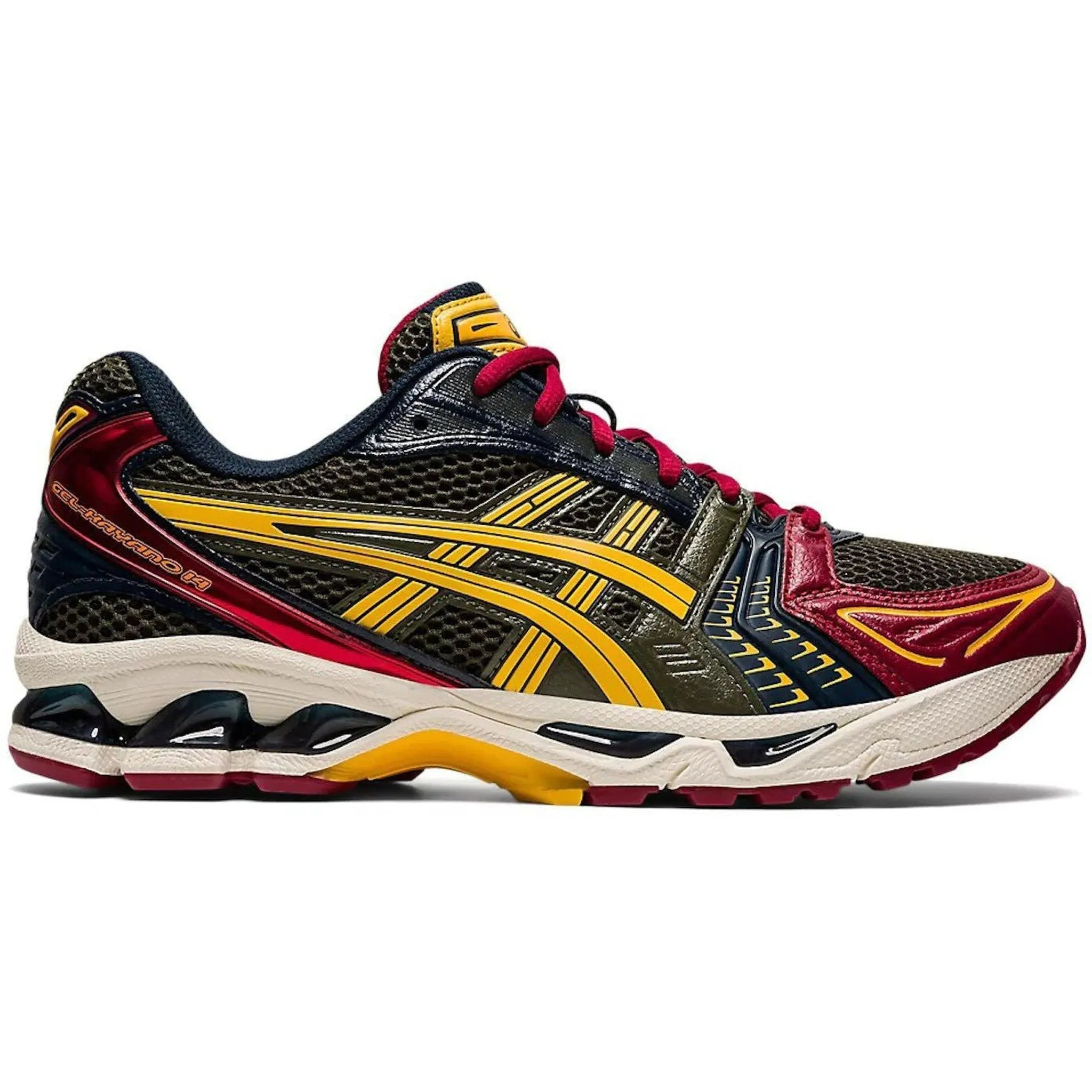 ASICS Gel-Kayano 14 Olive Canvas Honey Video Look Fast Run
