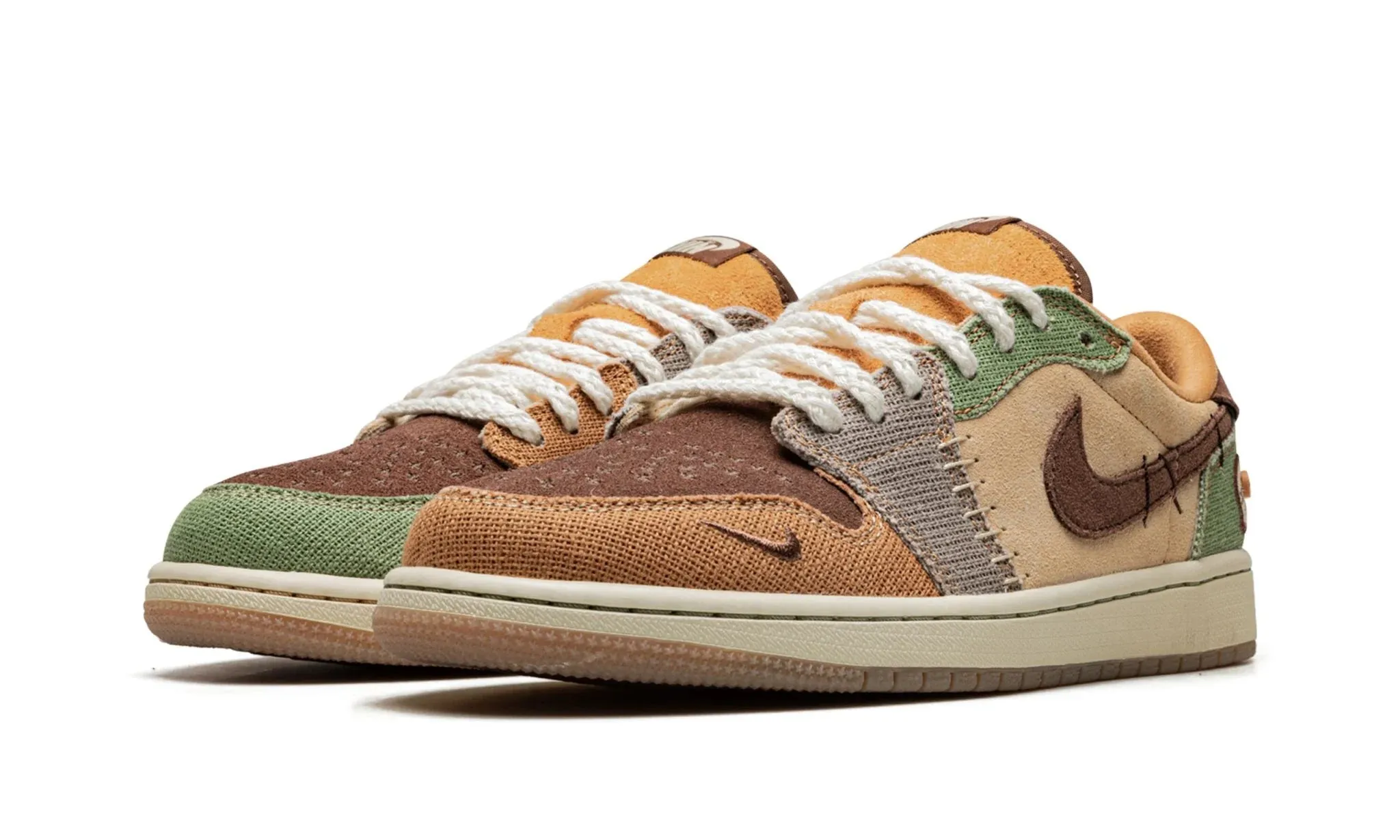 Zion Williamson X Air Jordan 1 Low OG Voodoo Camera Look Soft Interior