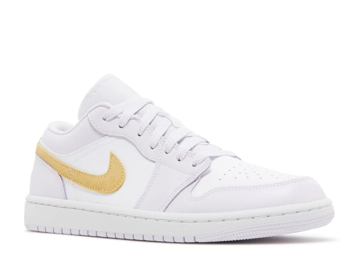 Chic Footwear Date Stroll Air Jordan 1 Low Barely Grape