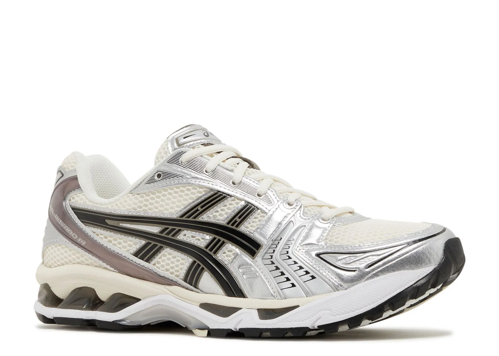 Asics Gel-Kayano 14 Silver Cream Anti Fatigue Technology Stretchable Mesh