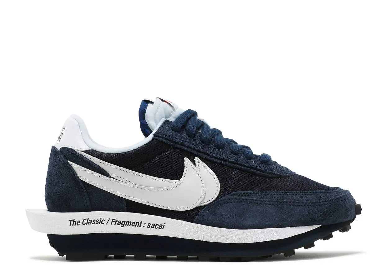 Heart Glow Airy Design Nike LD Waffle Sacai Fragment Blue