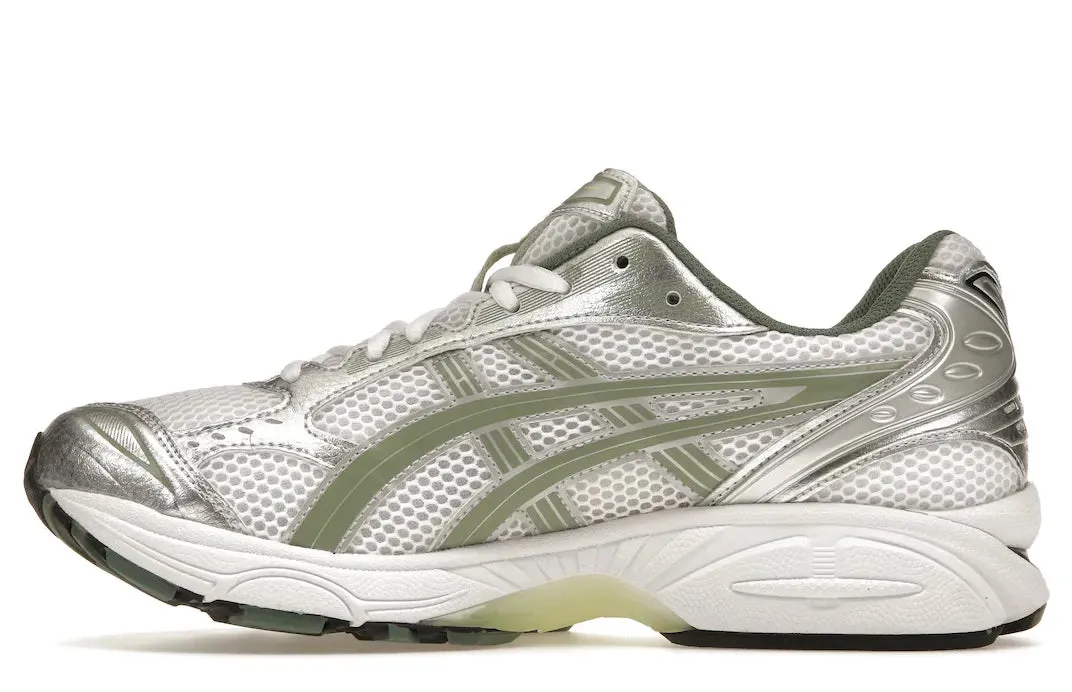 Stylish Fit ASICS Gel-Kayano 14 White Pure Silver Slate Grey Sage
