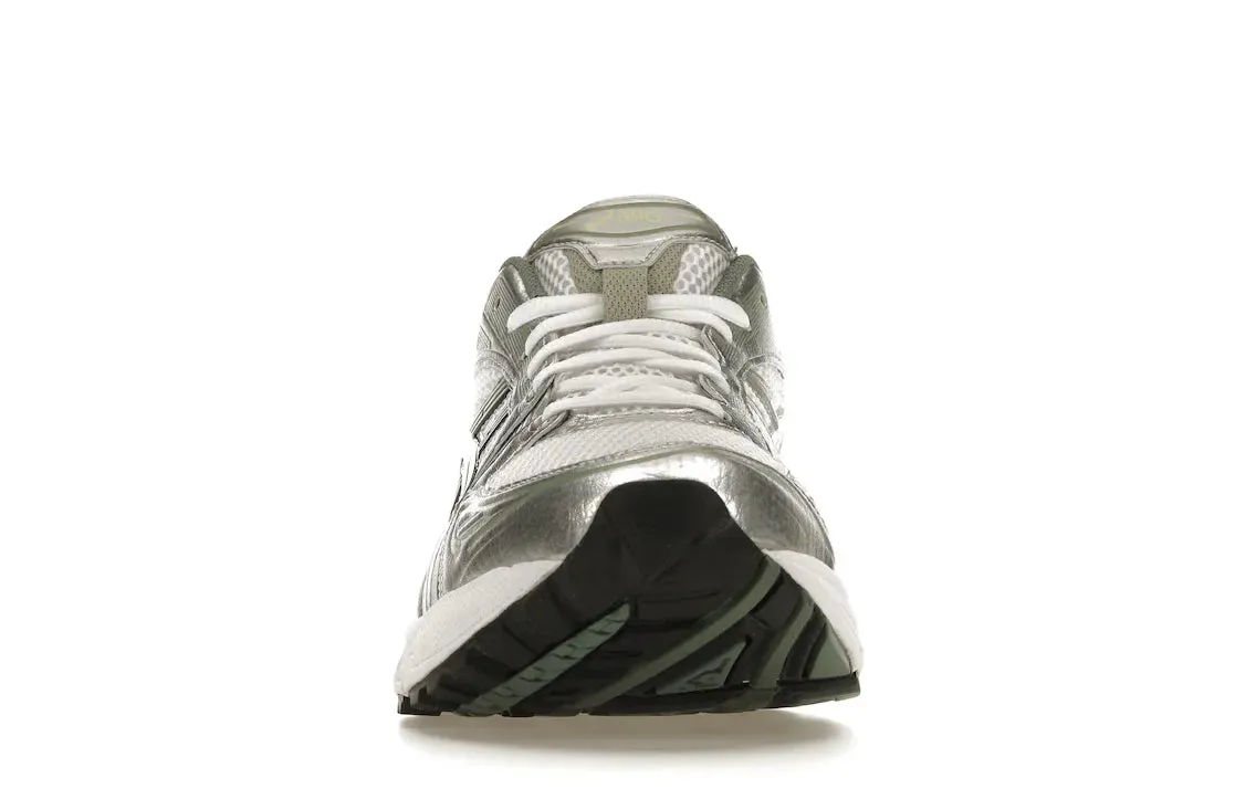 ASICS Gel-Kayano 14 White Pure Silver Slate Grey Sage Hydraulic Heel Cushioning