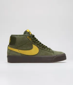 Cloudy Jog Flip Hike Nike SB x Antihero Blazer Mid Shoes - Rough Green / Amarillo - Rough Green