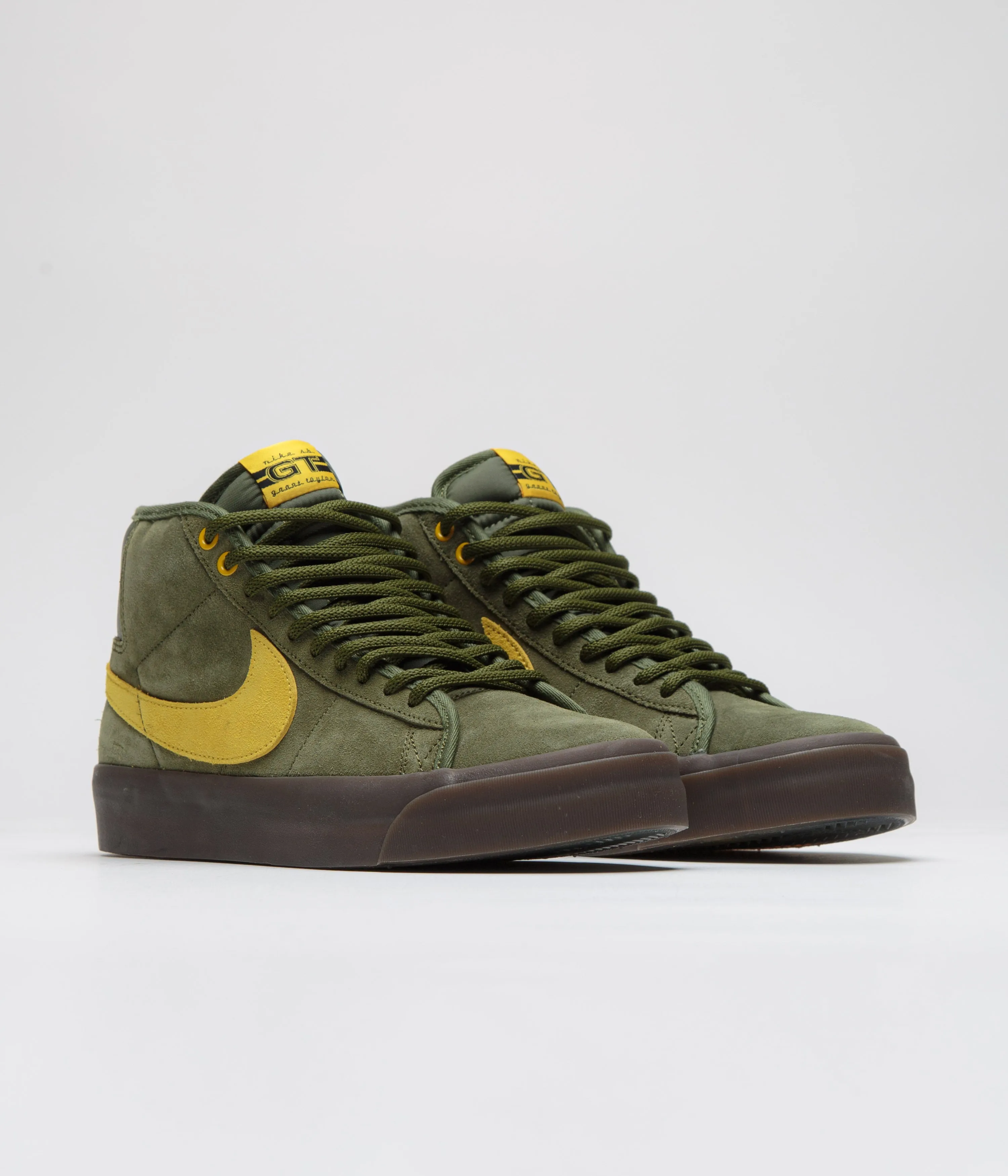 Dry Wear Nike SB x Antihero Blazer Mid Shoes - Rough Green / Amarillo - Rough Green