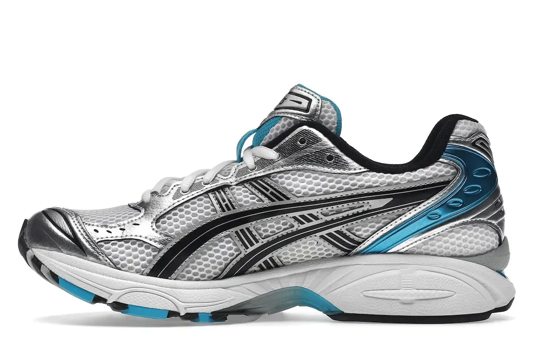 ASICS Gel-Kayano 14 White Aizuri Blue (Women's) Cushion Base Shock-absorbent flexibility