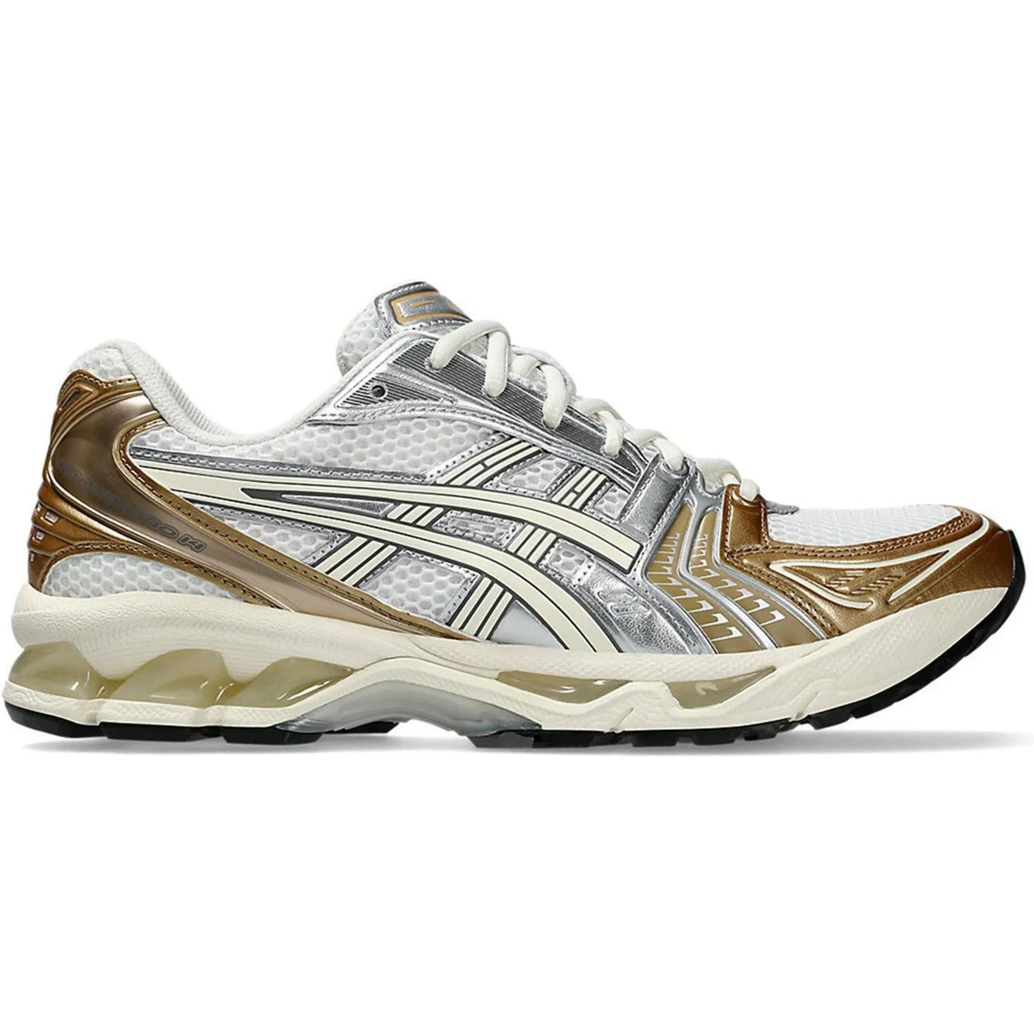 Closet Core Dynamic Edge ASICS GEL-Kayano 14 White Cream Gold (Women's)
