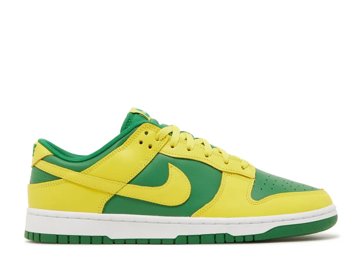 Stretchable Material No Squeeze Nike Dunk Low Retro Reverse Brazil