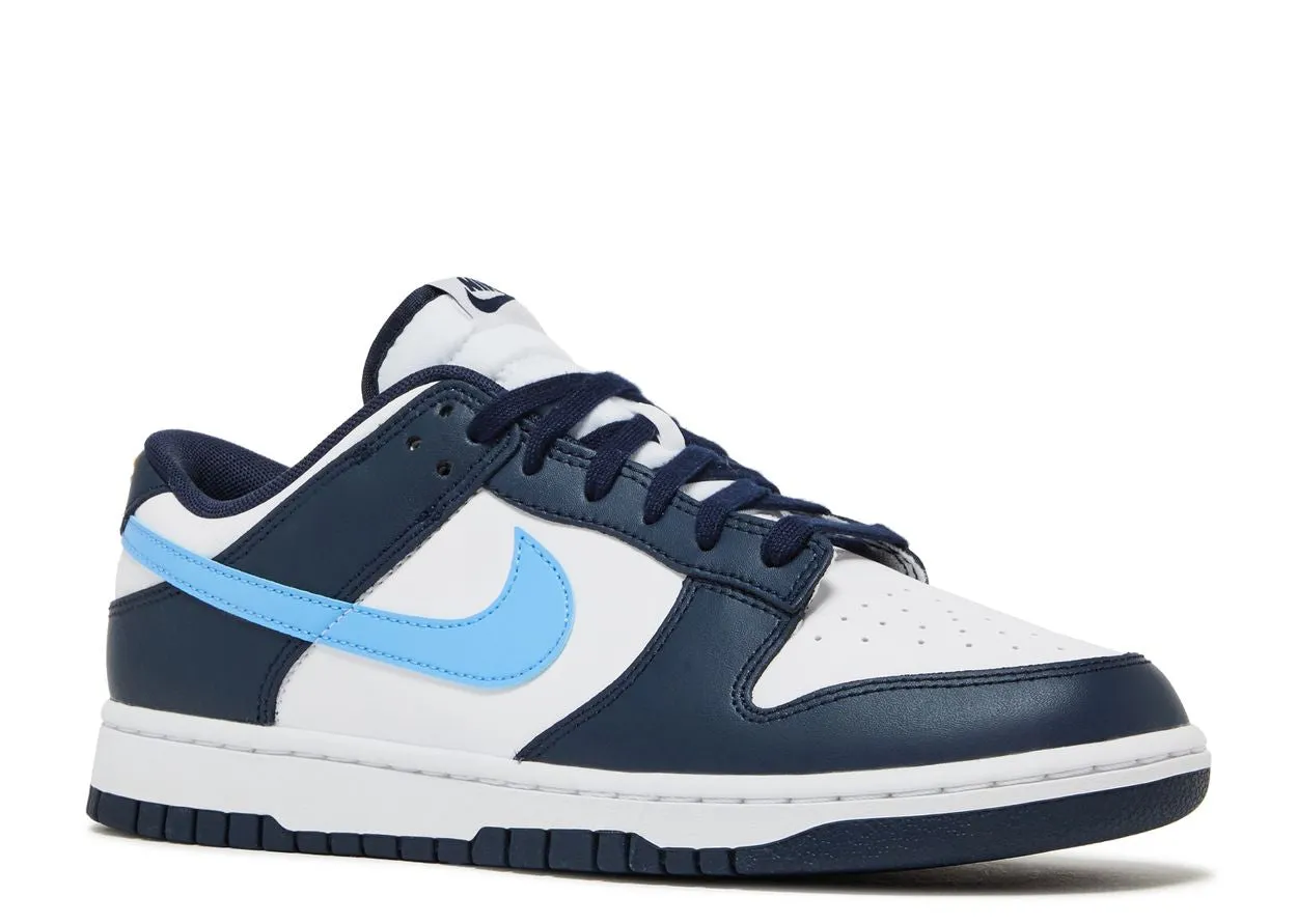 travel mode Nike Dunk Low Midnight Navy University Blue