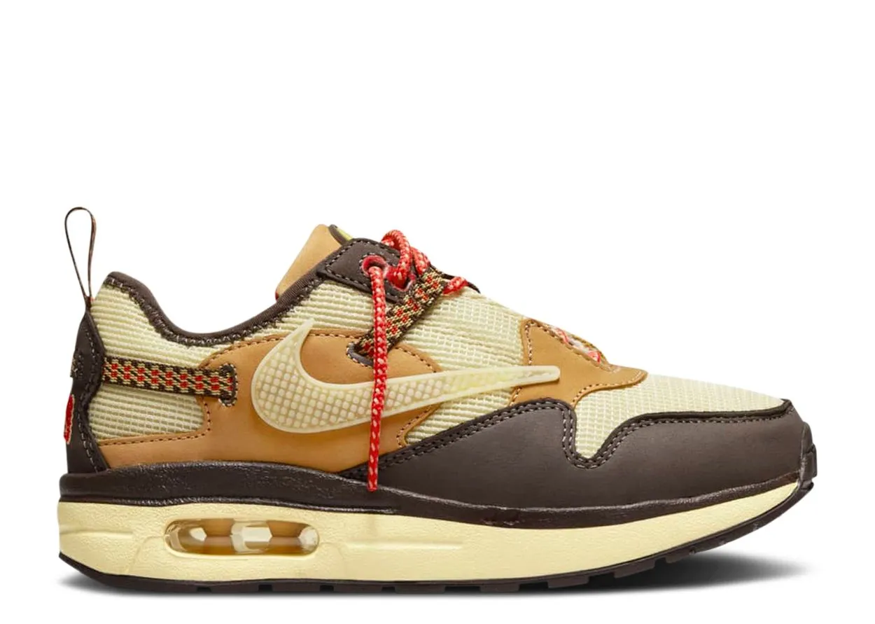 Heel Hug Nike Air Max 1 Travis Scott Cactus Jack Baroque Brown (PS)