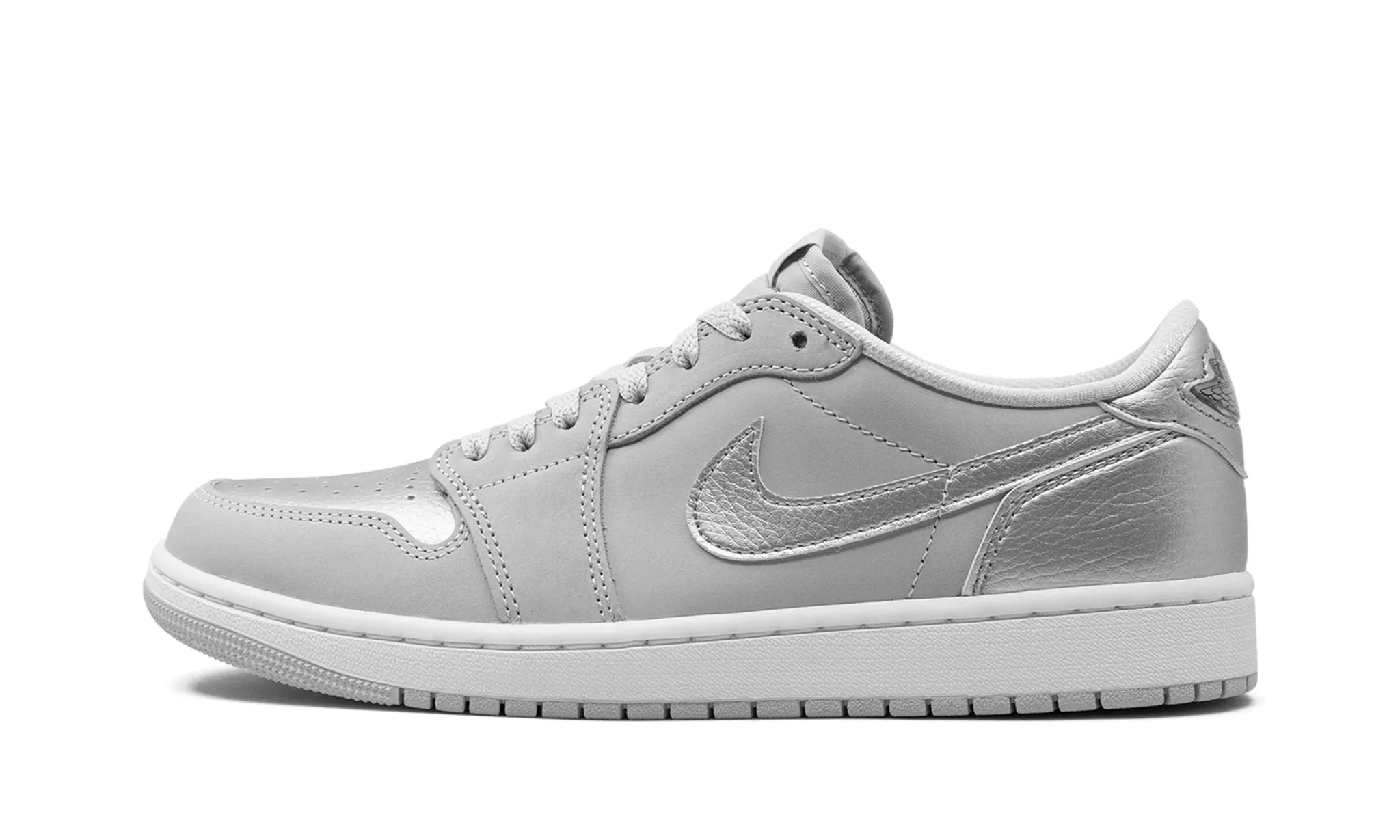 Air Jordan 1 Retro Low OG 'Metallic Silver' Zen Step Anti Odor