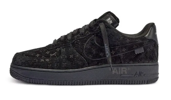 Nike x Off-White x Louis Vuitton AF1 "Black" Timeless Use