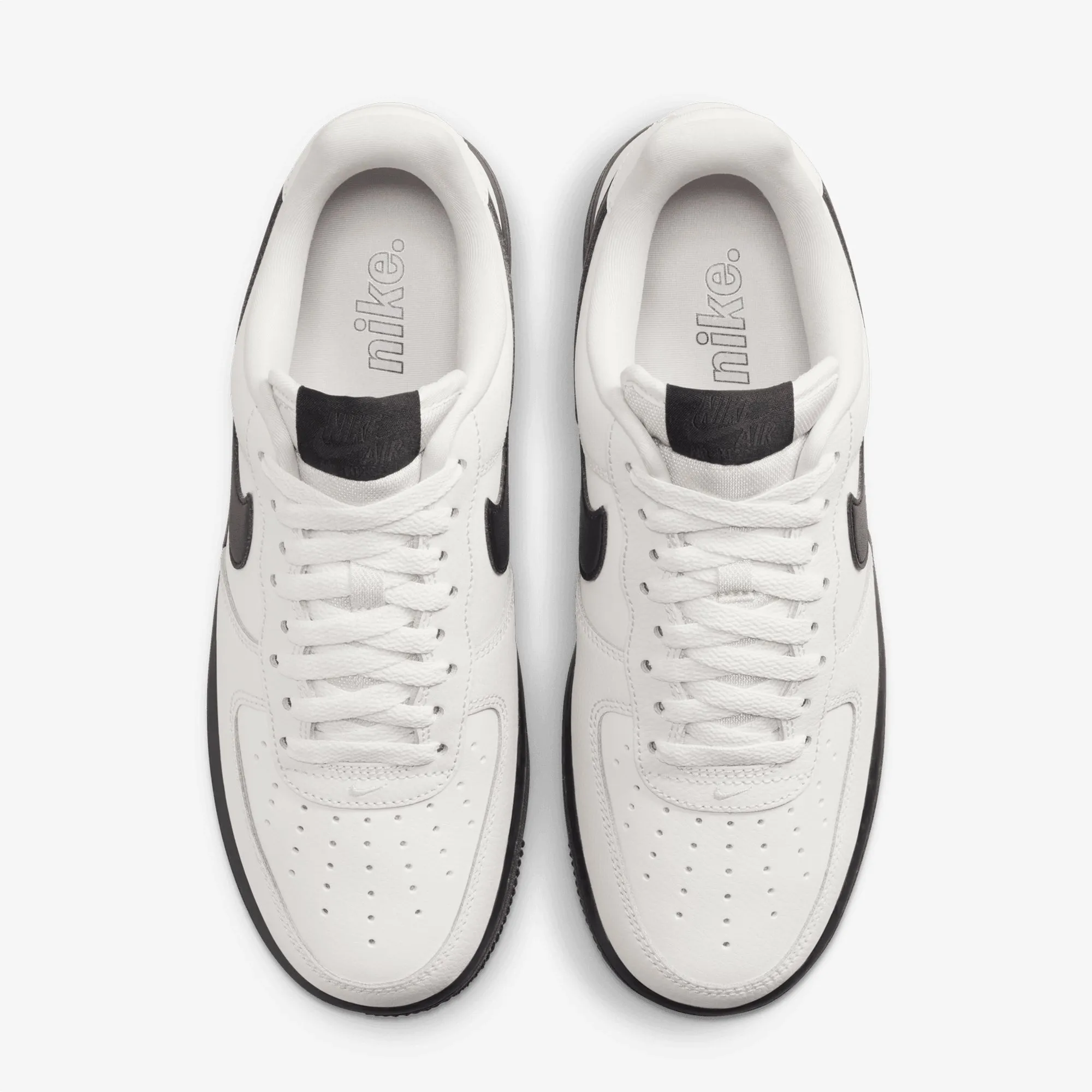 Nike | AIR FORCE 1 '07 { PHANTOM/BLACK-CEMENT GREY Agile Fit Fresh Drop