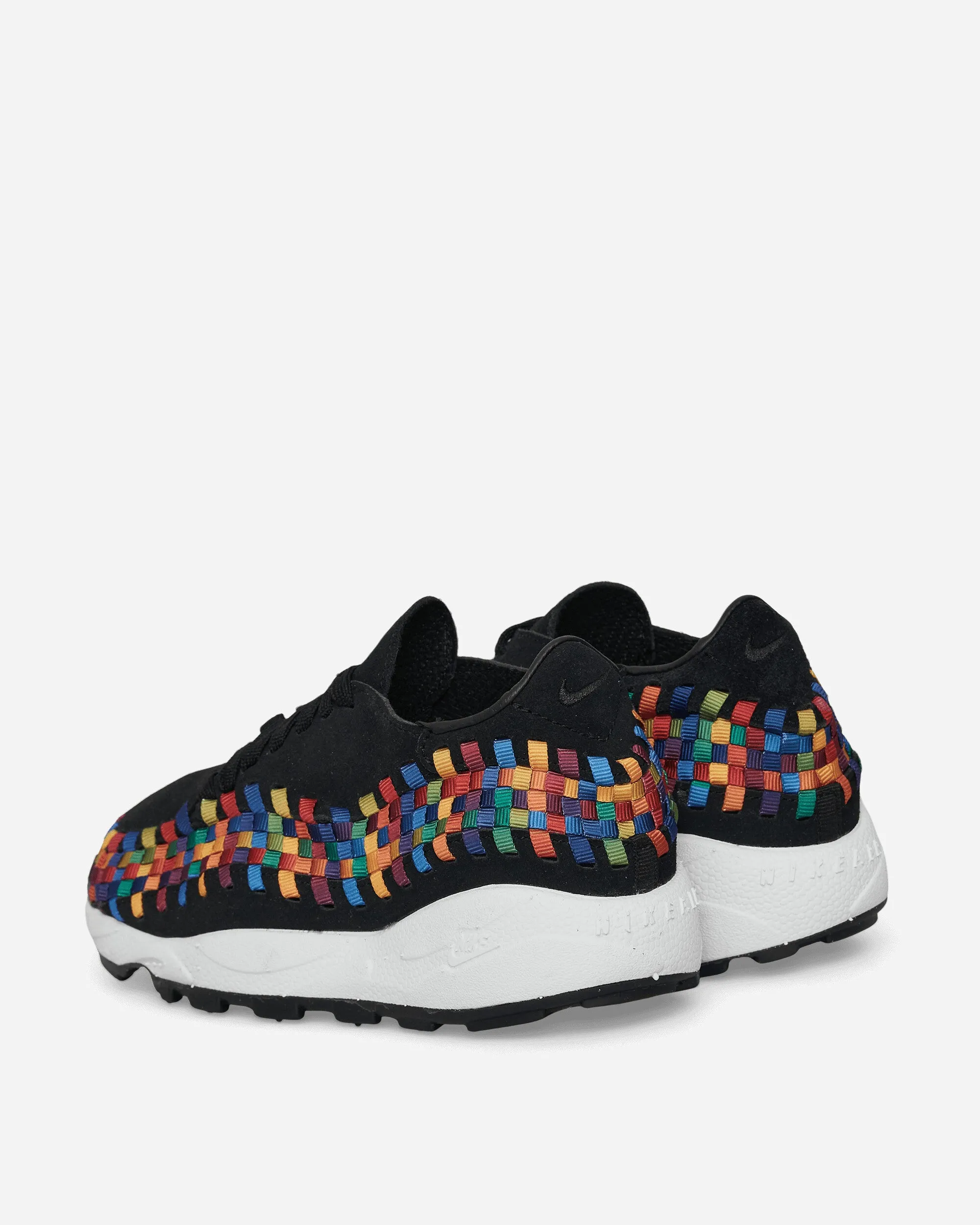 Bold Neon Functional Women's Air Footscape Woven Sneakers Black / Multicolor