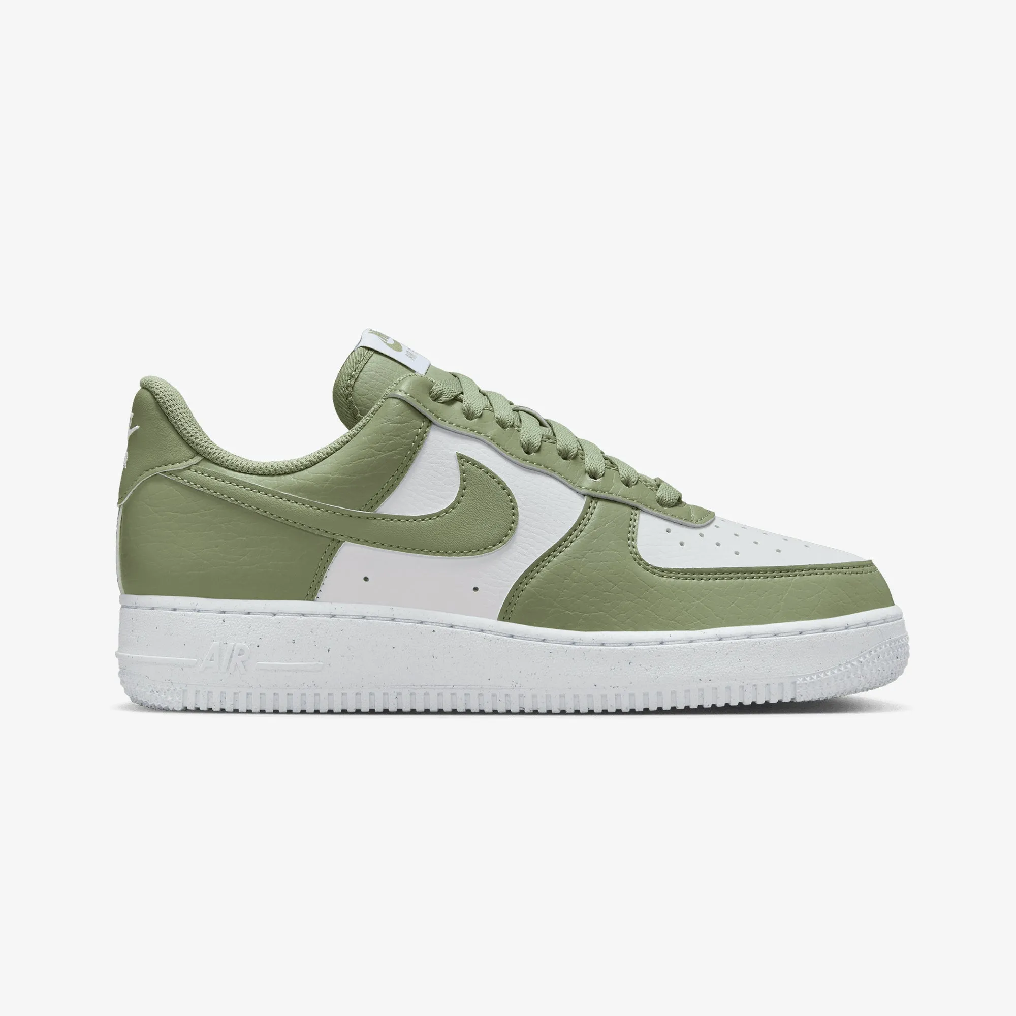 NIKE | AIR FORCE 1 '07 NEXT NATURE { WHITE/OIL GREEN-WHITE Cushioned Insole Fast Go