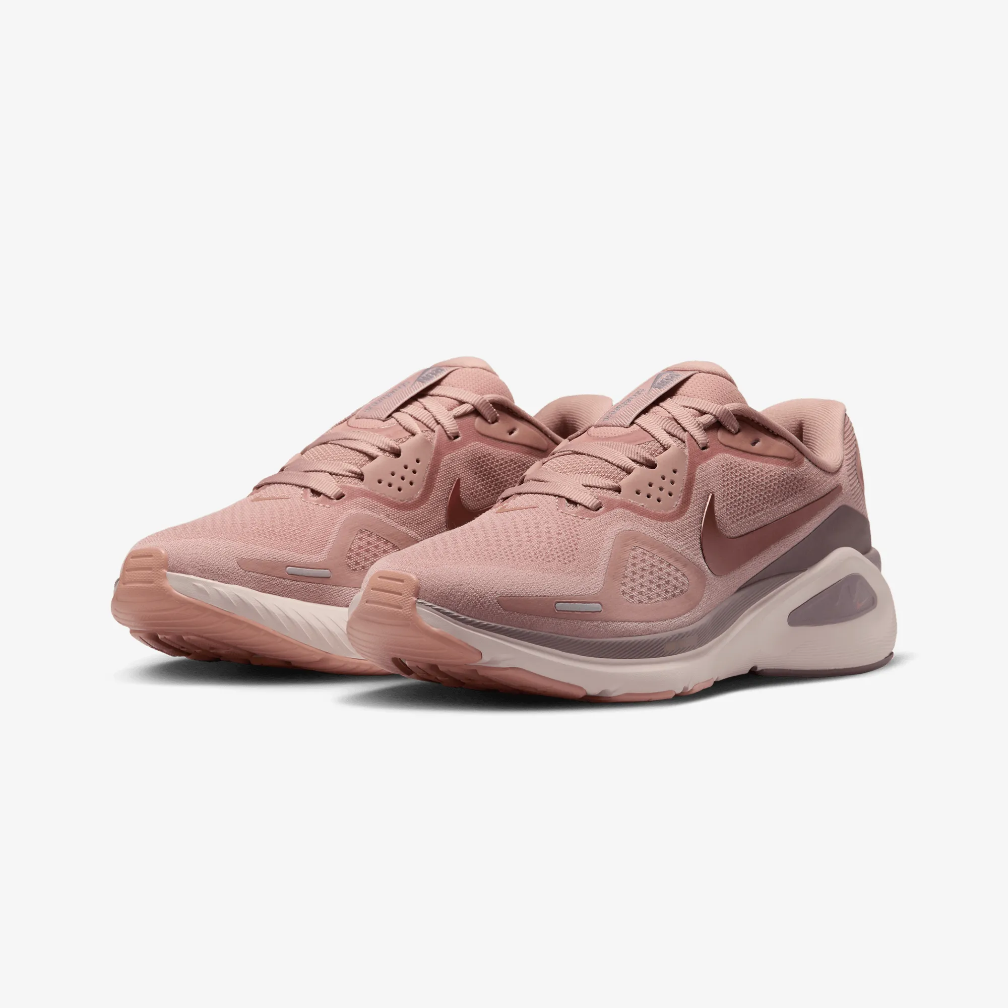 NIKE | STRUCTURE 26 { PARTICLE PINK/MTLC ROSE GOLD-TAUPE GREY Play Hard