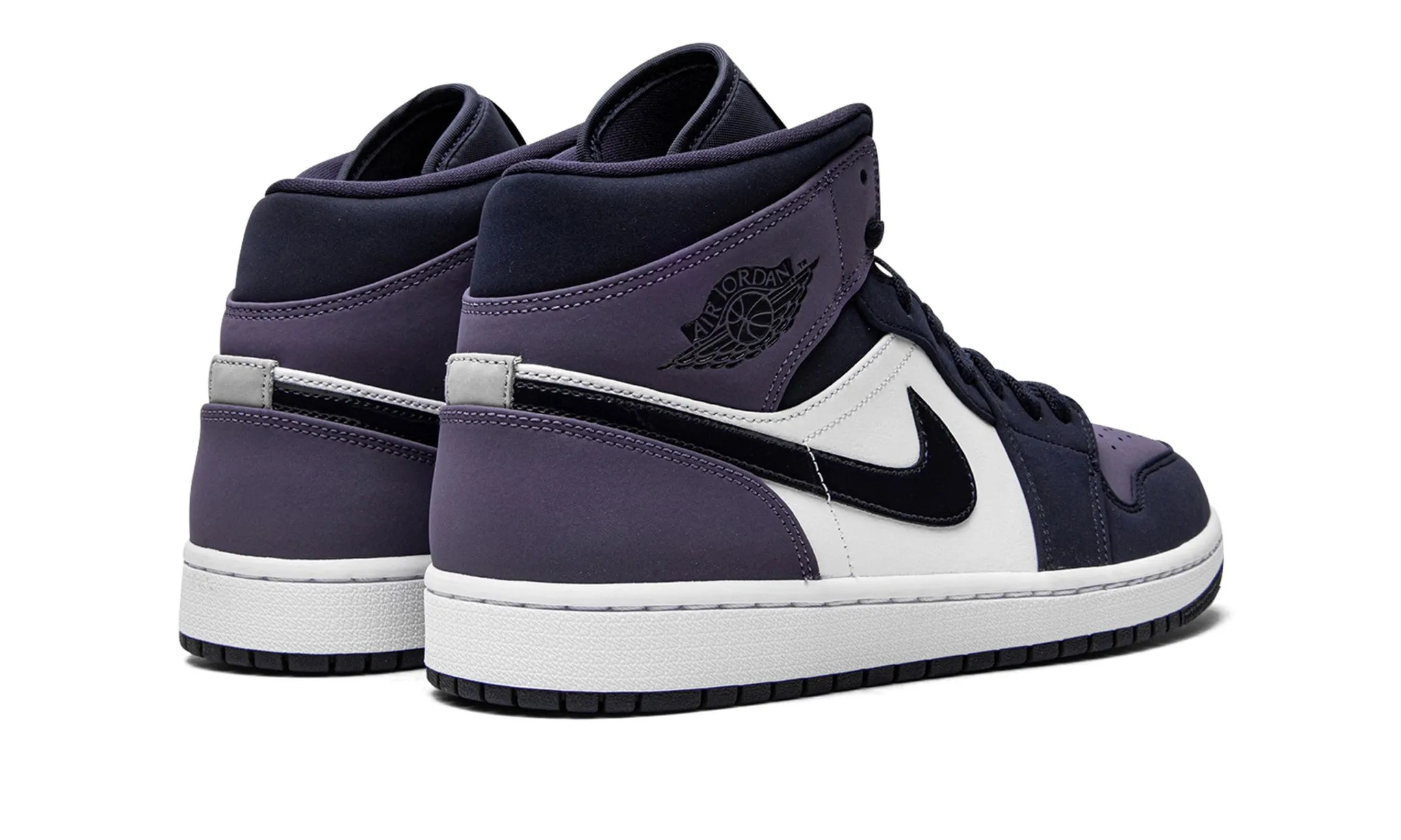 Zip Up Closure Versatile Comfort Shoes Air Jordan 1 Mid Sanded Purple